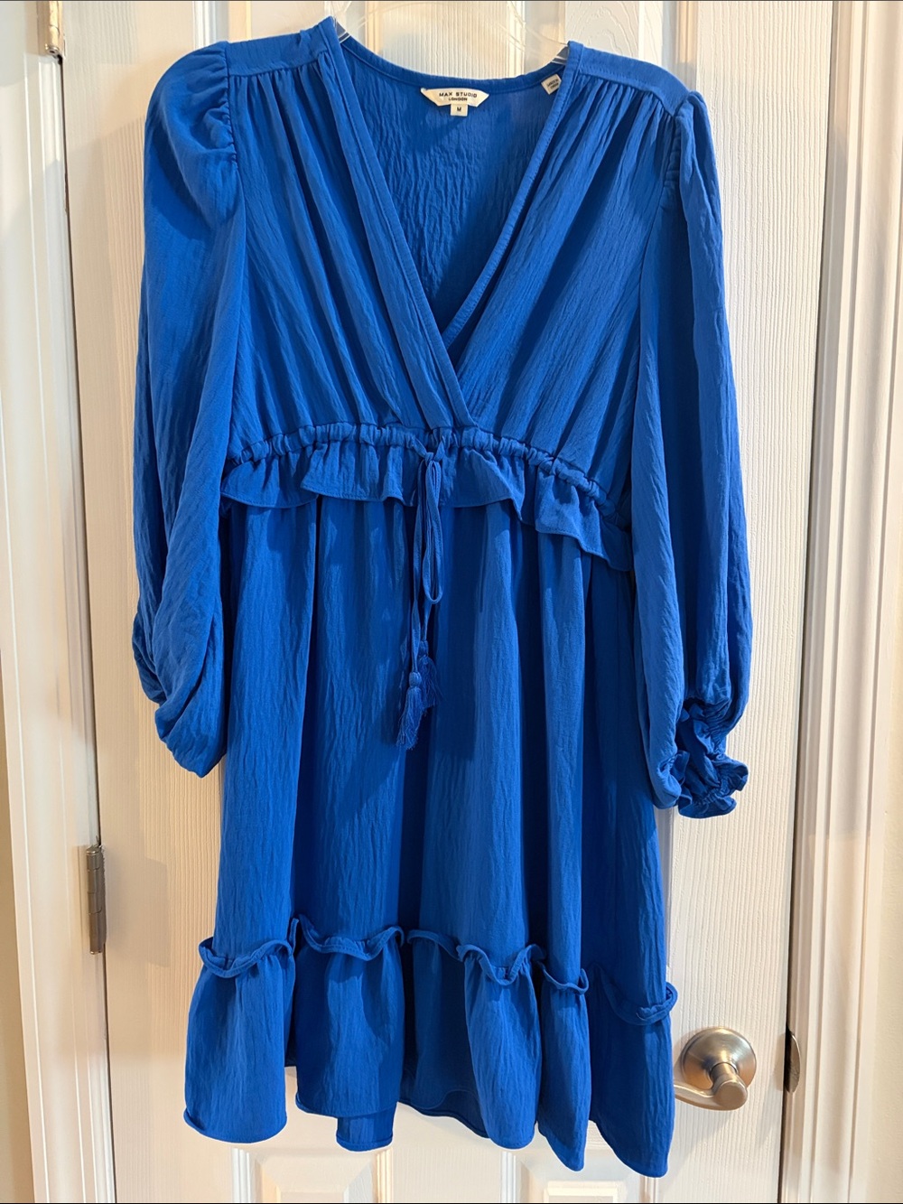 Max Studio Electric Blue Midi Dress